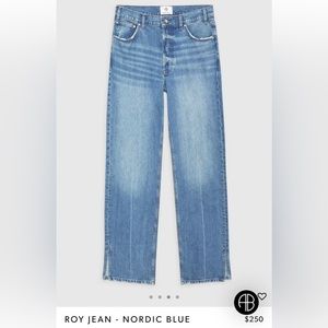 Anine Bing Blue Denim Jeans